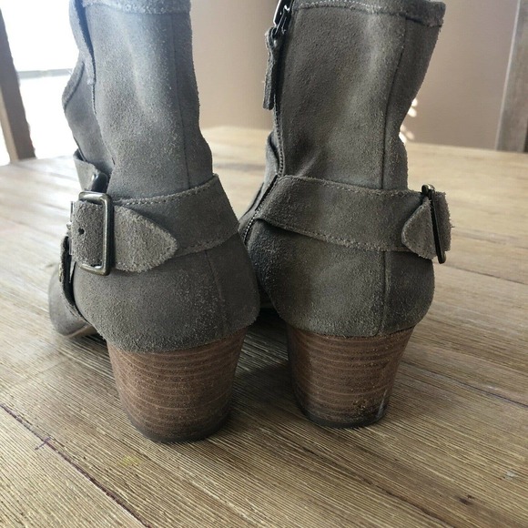 Hinge Anthropologie Billy Booties Brown - Picture 3 of 5